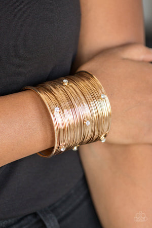Paparazzi Professional Prima Donna - Gold Bracelet