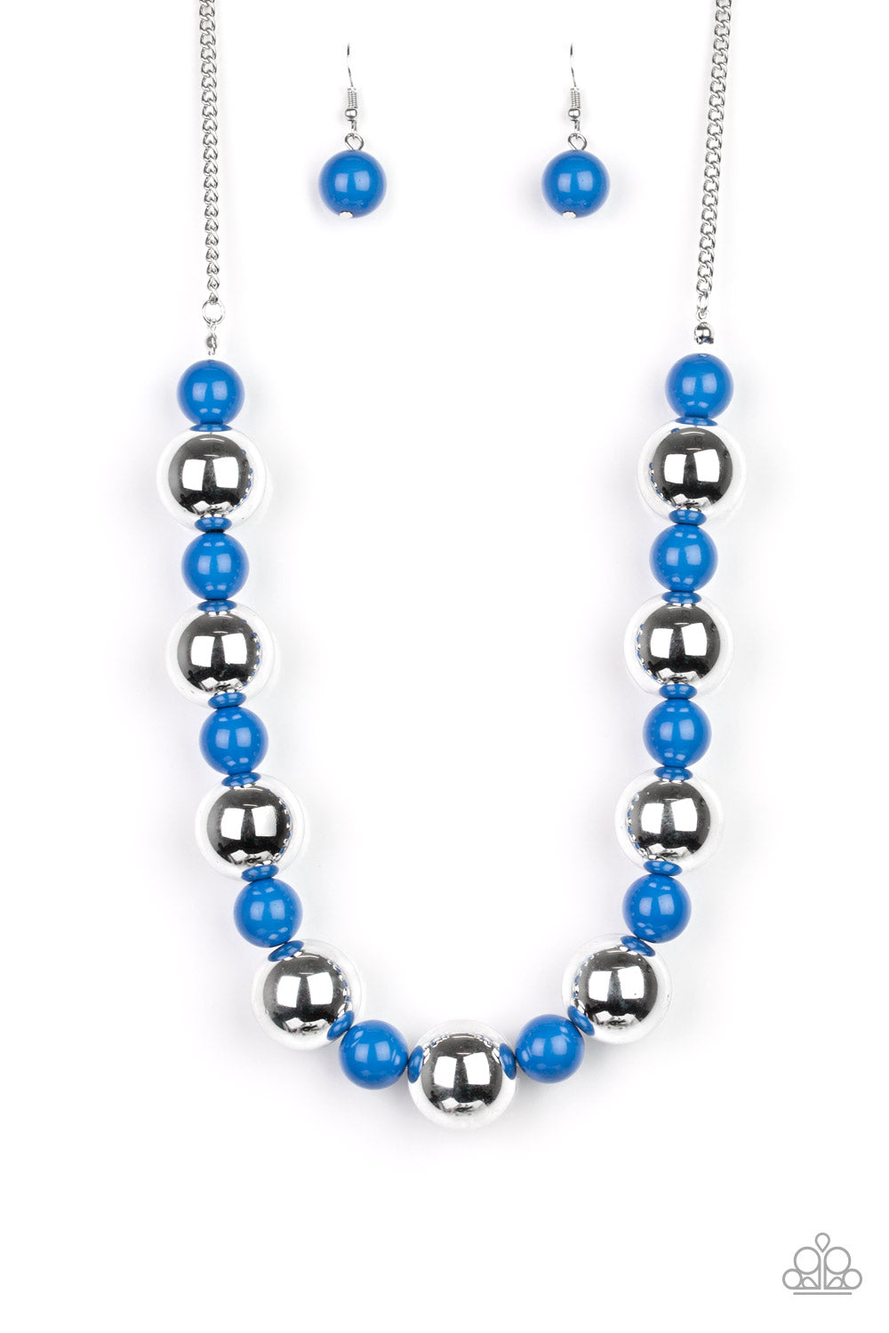 Paparazzi Top Pop - Blue Necklace