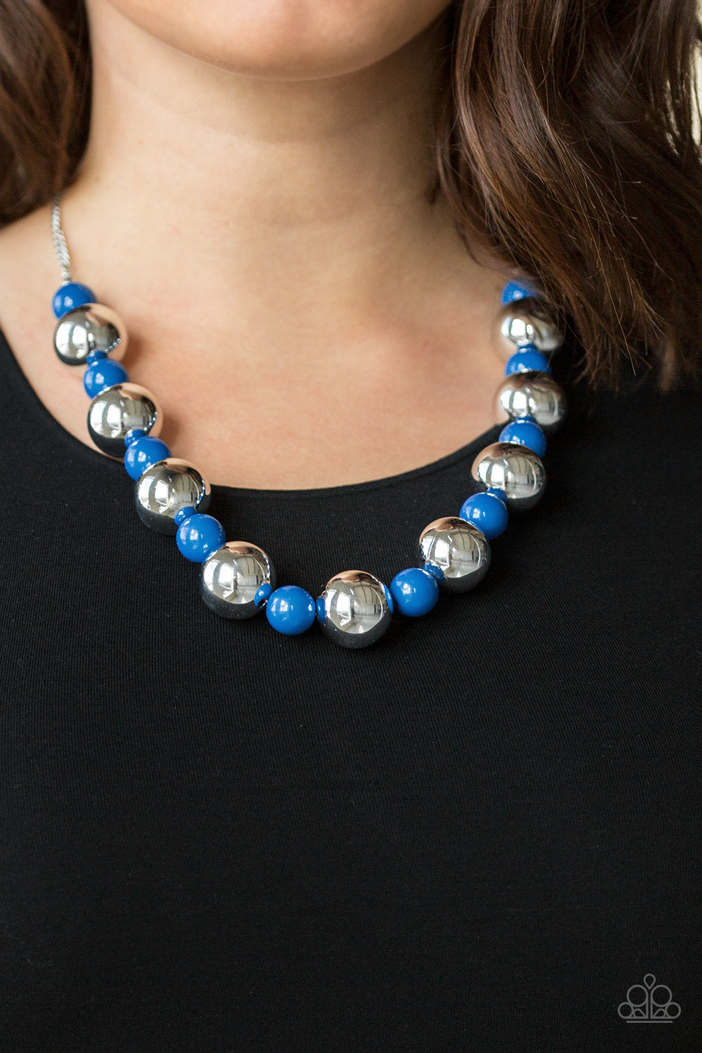 Paparazzi Top Pop - Blue Necklace