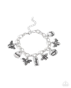 Paparazzi Compassionate Charm - Silver Bracelet