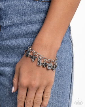 Paparazzi Compassionate Charm - Silver Bracelet