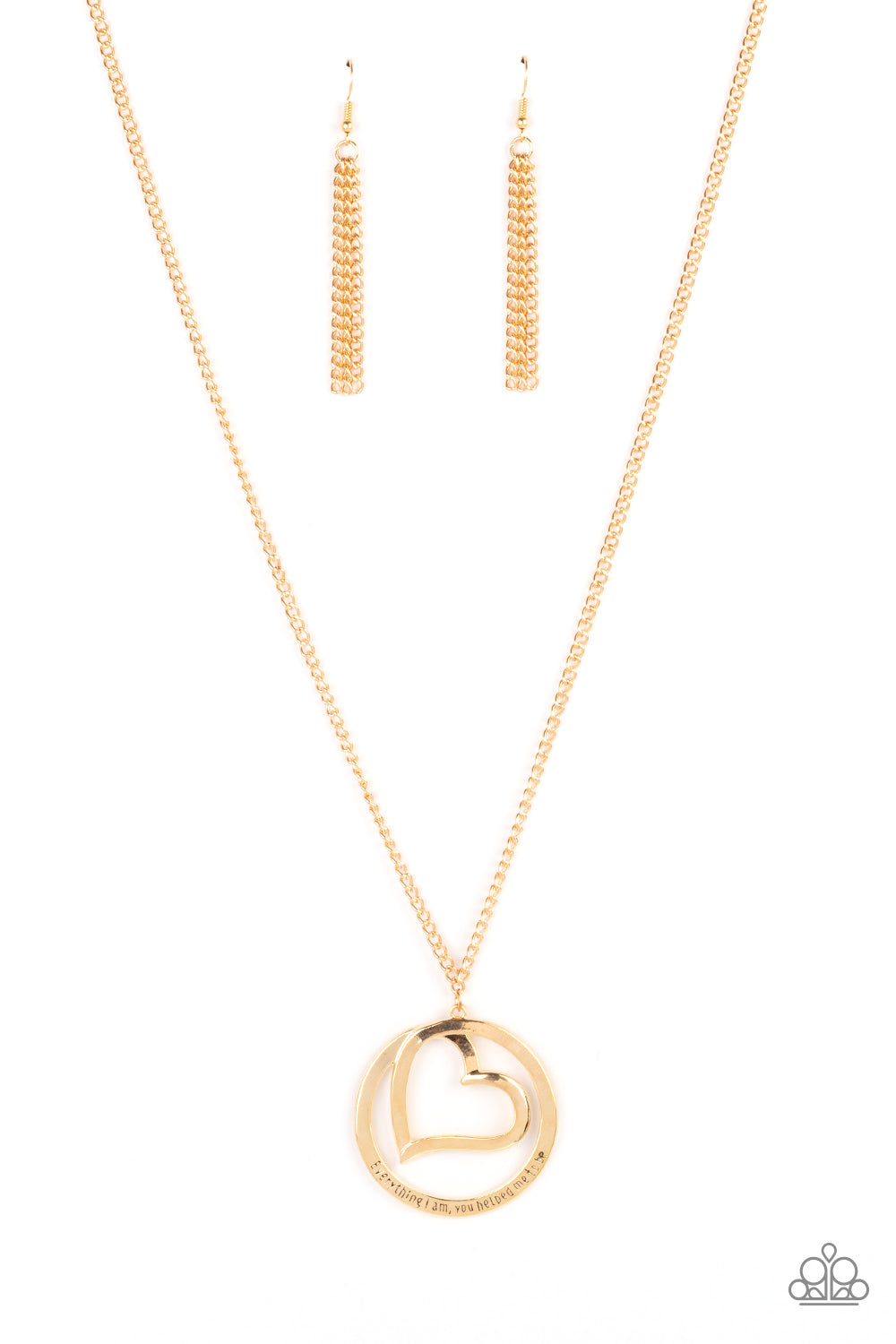 Paparazzi Positively Perfect - Gold Necklace