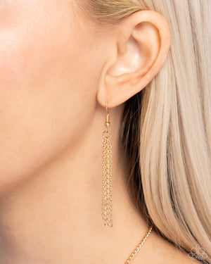 Paparazzi Positively Perfect - Gold Necklace