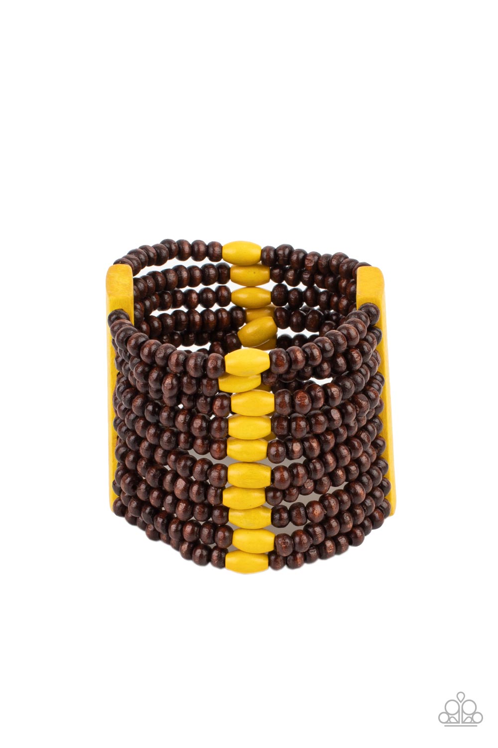 Paparazzi Tropical Trendsetter - Yellow Bracelet