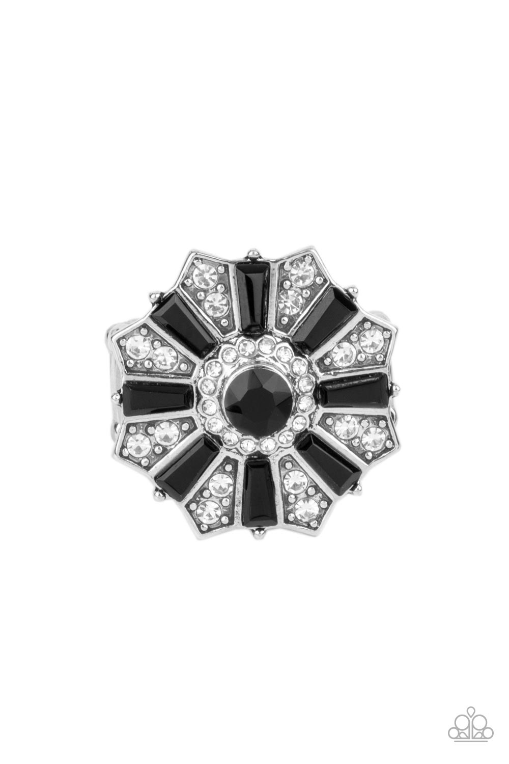 Paparazzi Sensational Splendor - Black Ring