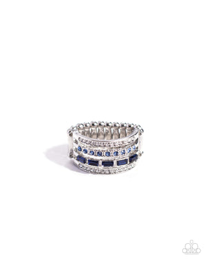 Paparazzi Trailblazing Bling - Blue Ring