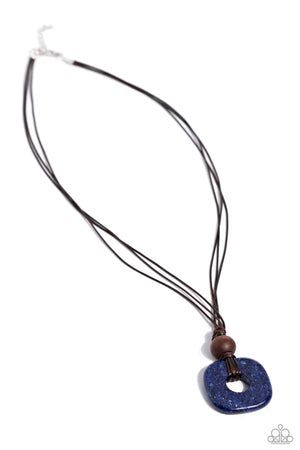 Paparazzi Canyon Crusade - Blue Urban Necklace