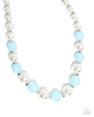 Paparazzi Lacy Lady Blue Necklace & Lacy Leisure Blue Bracelet