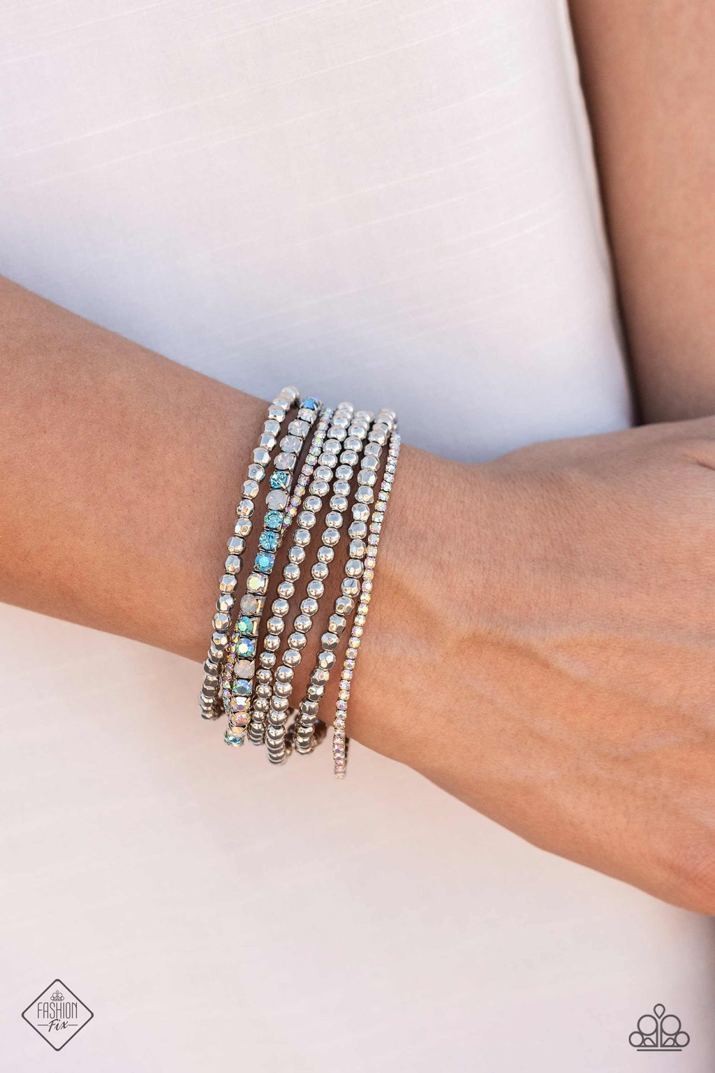 Paparazzi Stellar Sequence - Blue Bracelet