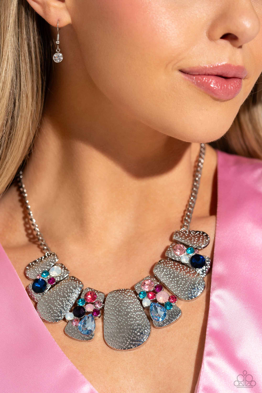 Paparazzi Life of the Party Exclusive January 2024 - Multicolored Mayhem - Multi Necklace