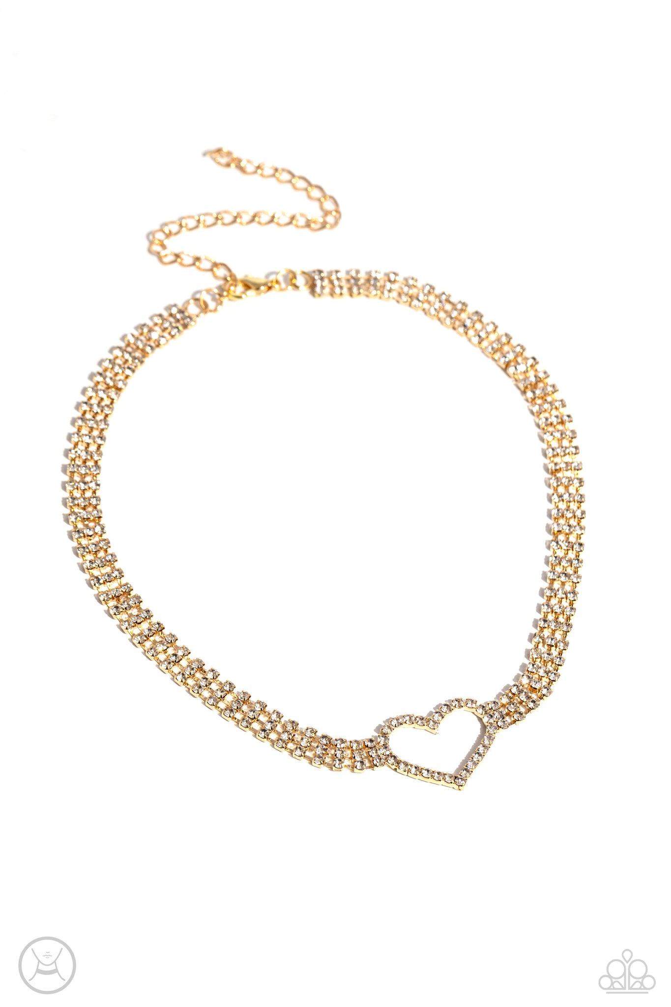 Paparazzi Rows of Romance - Gold Choker