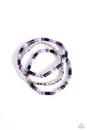 Paparazzi Natural Nonchalance Black Necklace & Natural Notion Black Bracelet