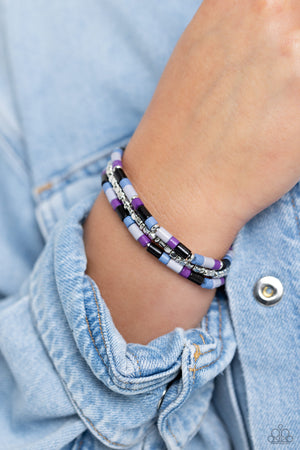 Paparazzi Natural Nonchalance Black Necklace & Natural Notion Black Bracelet