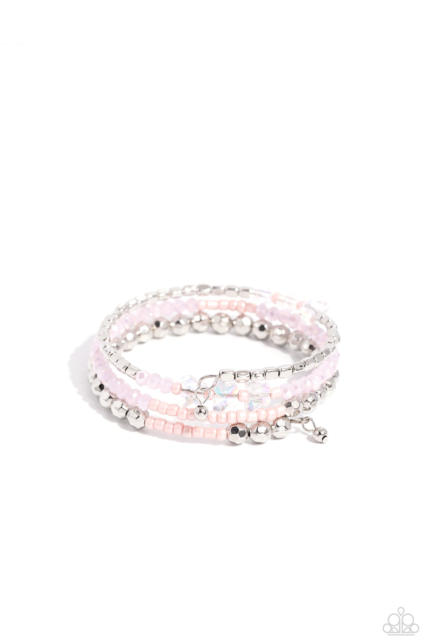 Paparazzi Boundless Behavior - Pink Bracelet