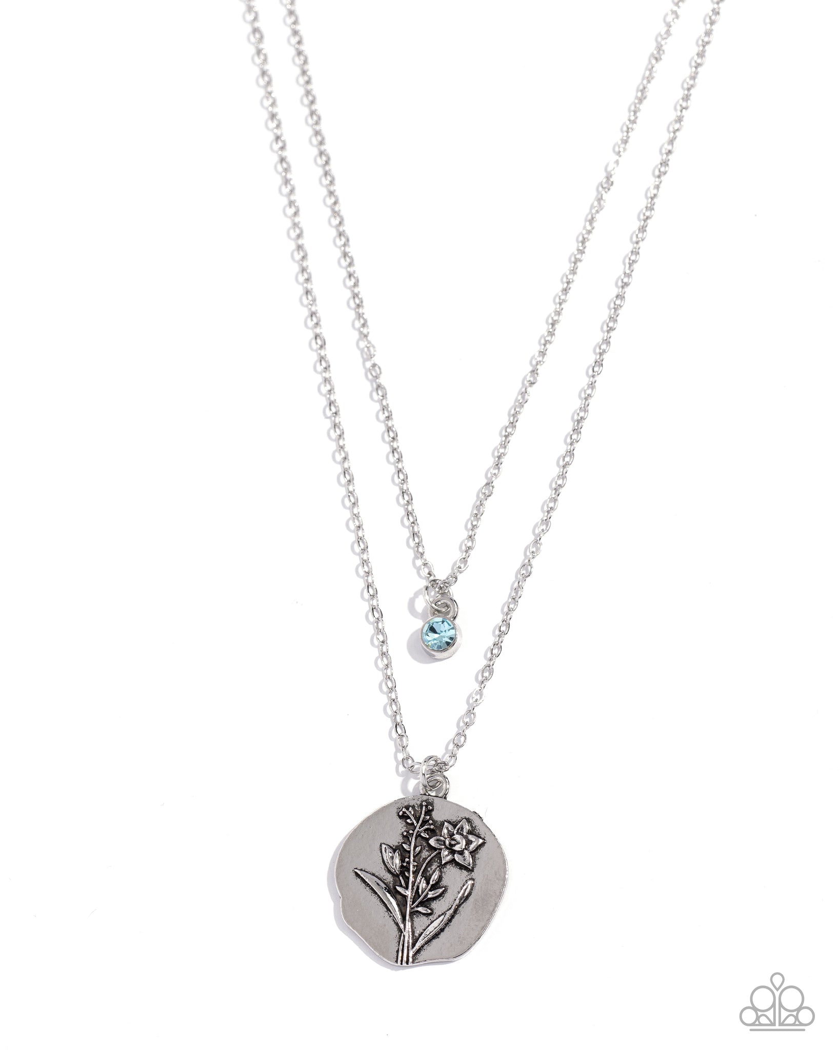 Paparazzi Birthstone Beauty - Blue Necklace (March)