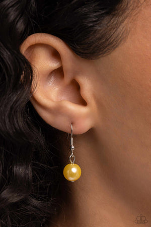 Paparazzi Ballroom Balance - Yellow Necklace