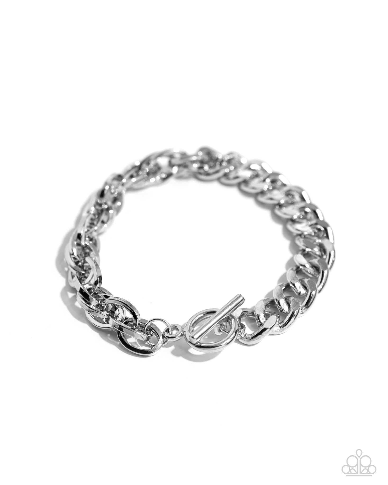 Paparazzi Mismatched Masterpiece - Silver Urban Bracelet