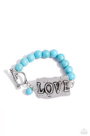 Paparazzi Lovely Stones - Blue Bracelet