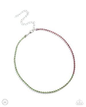 Paparazzi Dedicated Duo - Green Choker