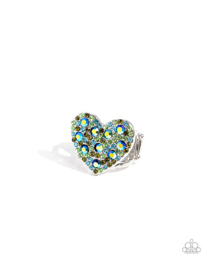 Paparazzi Extra Embellishment - Green Ring