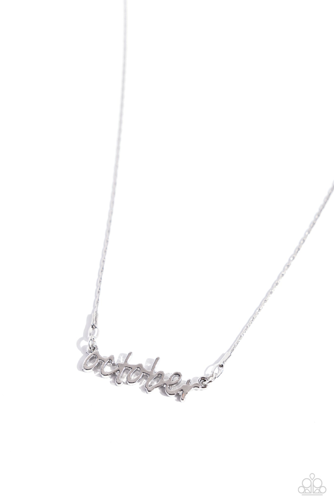 Paparazzi Birth Month Bling - October - Silver Necklace