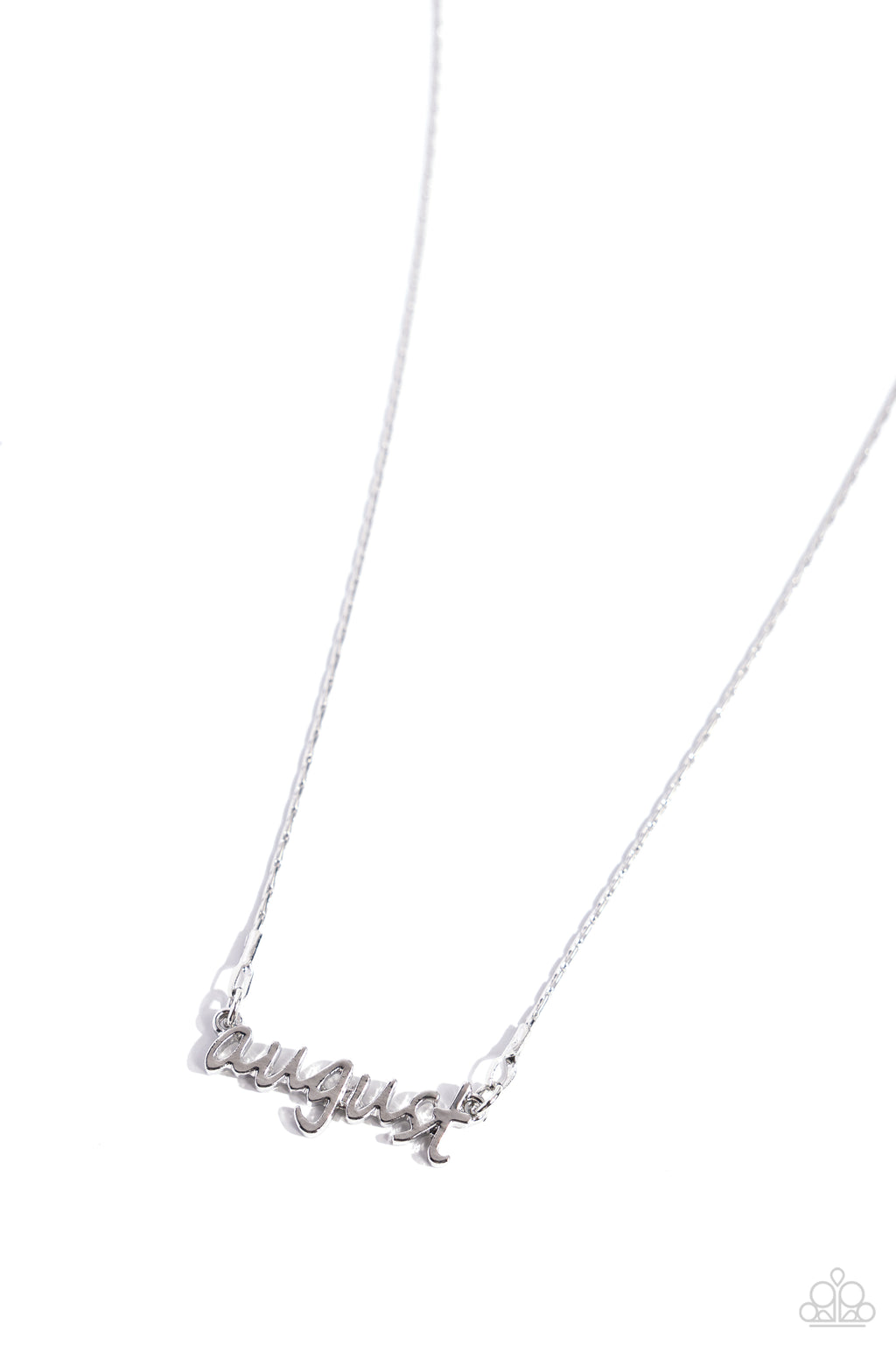 Paparazzi Birth Month Bling - August - Silver Necklace