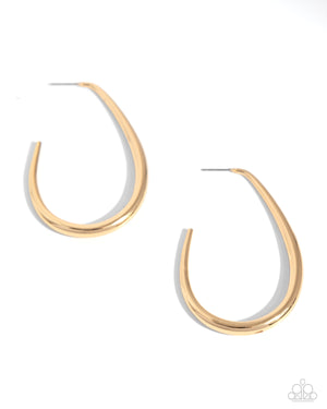 Paparazzi Exclusive Element - Gold Earrings