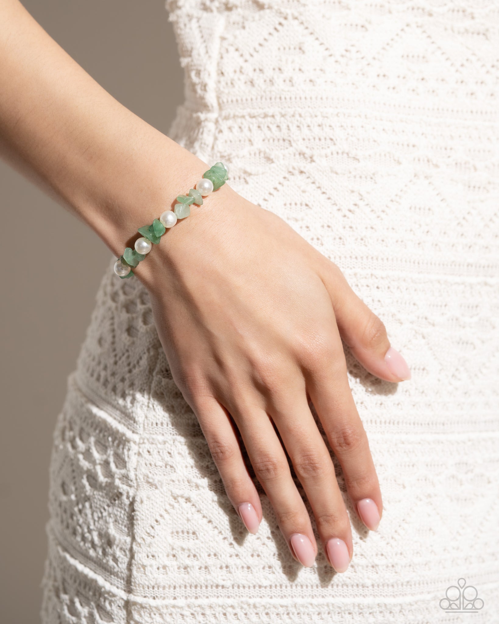 Paparazzi Nostalgically Noble Green Necklace & Robust Refinement Green Bracelet