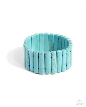 Paparazzi Southern Standing - Blue Bracelet
