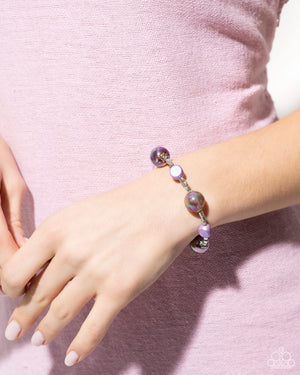 Paparazzi Malibu Makeover - Purple Necklace & Malibu Model Purple Bracelet