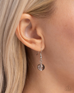 Paparazzi Glistening Gossip - Silver Necklace
