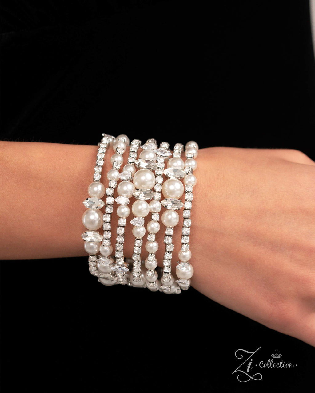 Paparazzi 2024 Zi Collection Bracelet - Sentimental Value White Bracelet