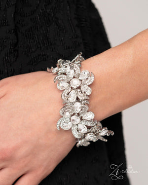 Paparazzi 2024 Zi Collection - The Gesphania & Indulgent Ideal White Bracelet