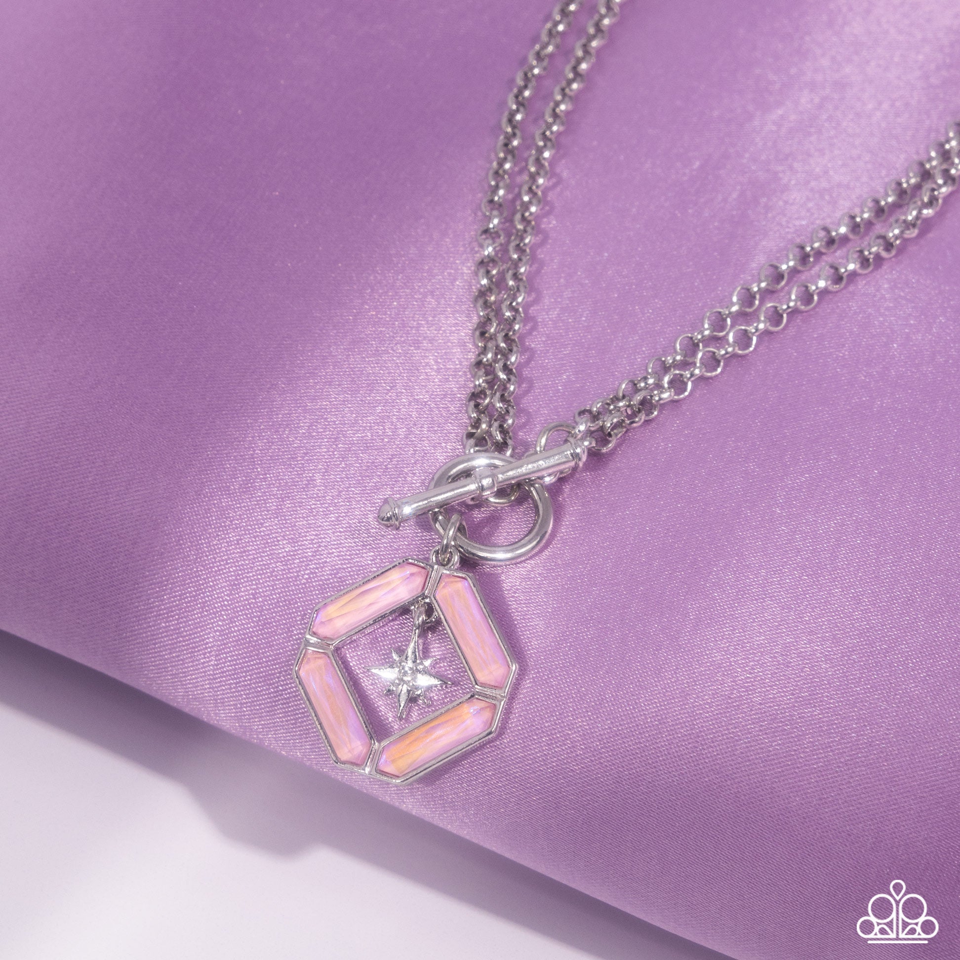 Paparazzi Compass Cadenza - Pink Necklace