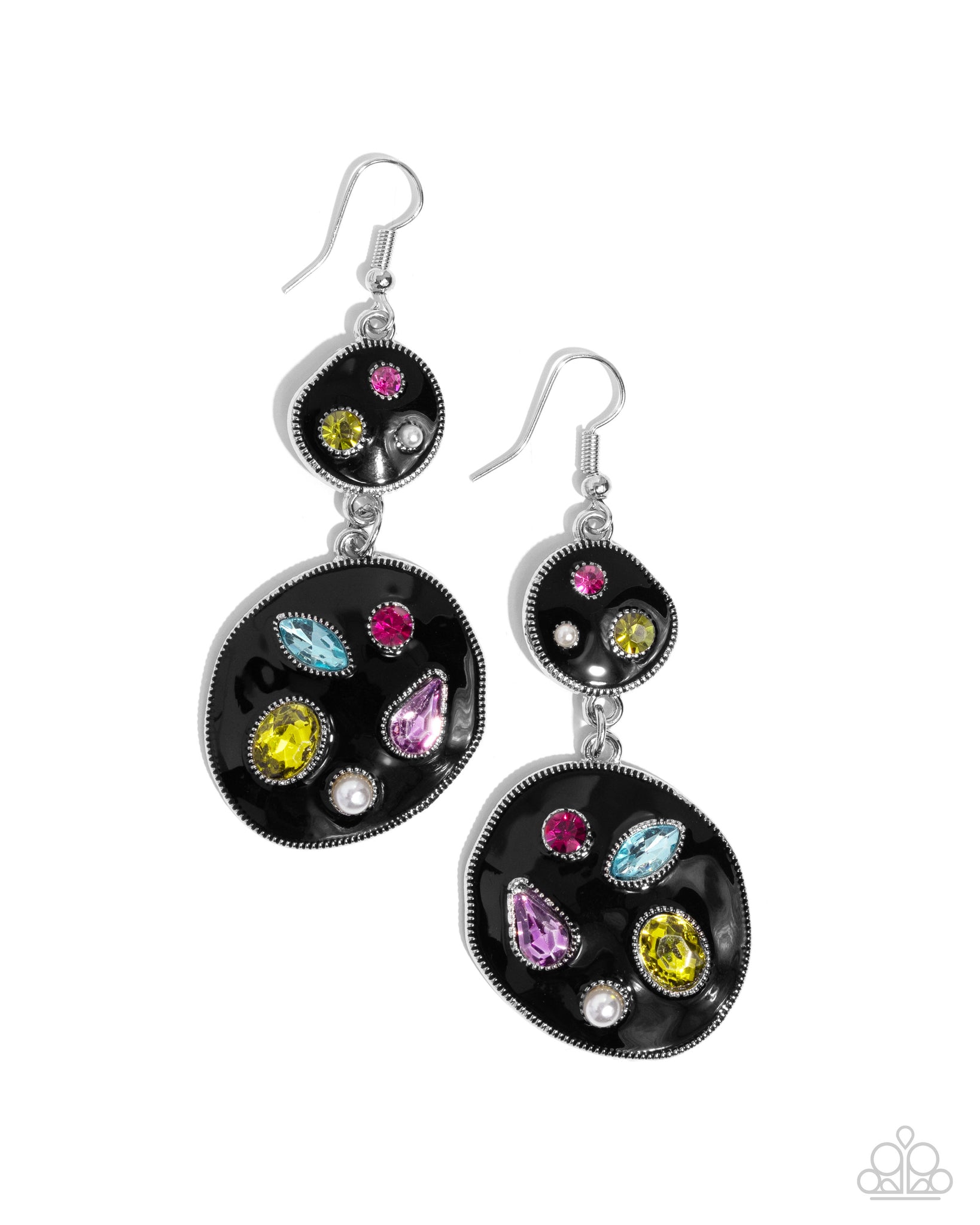 Paparazzi Gallery Genius - Black Earrings