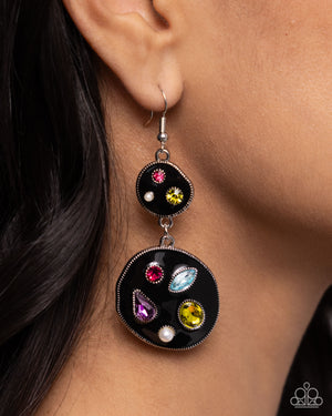 Paparazzi Gallery Genius - Black Earrings