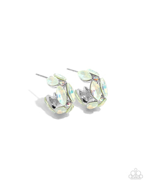 Paparazzi Dazzling Destiny - Green Earrings