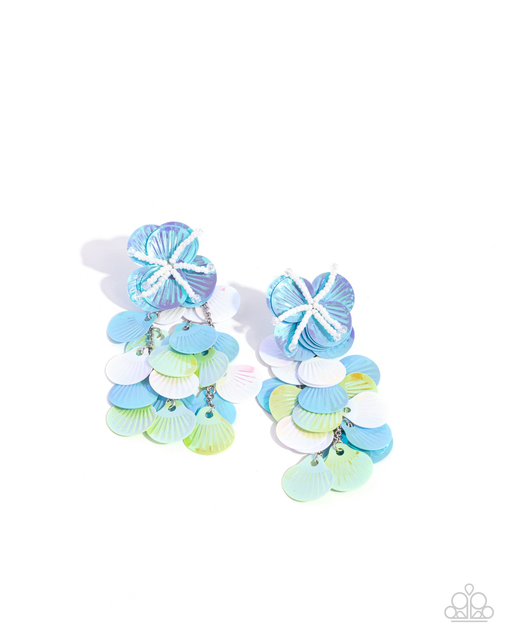 Paparazzi Under the Waves - Blue Earrings