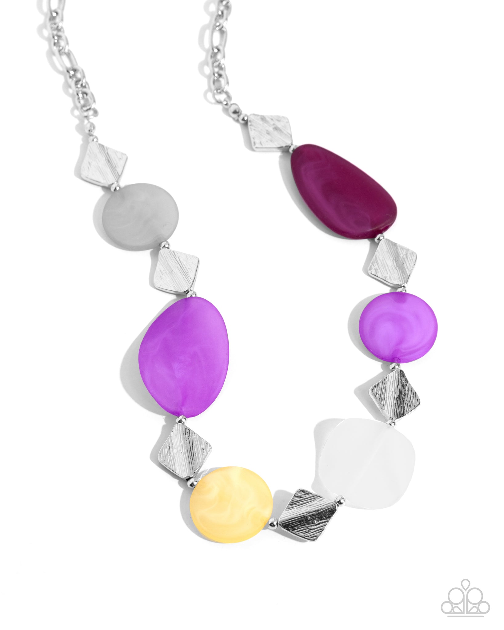 Paparazzi Reflective Redux Purple Necklace & Reflective Ratio Purple Bracelet