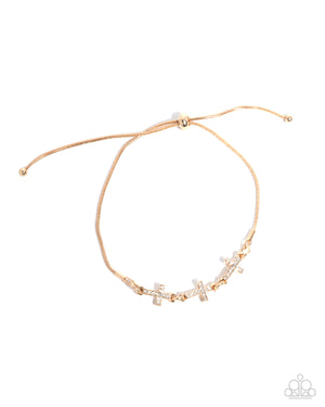 Paparazzi Holy Order - Gold Bracelet