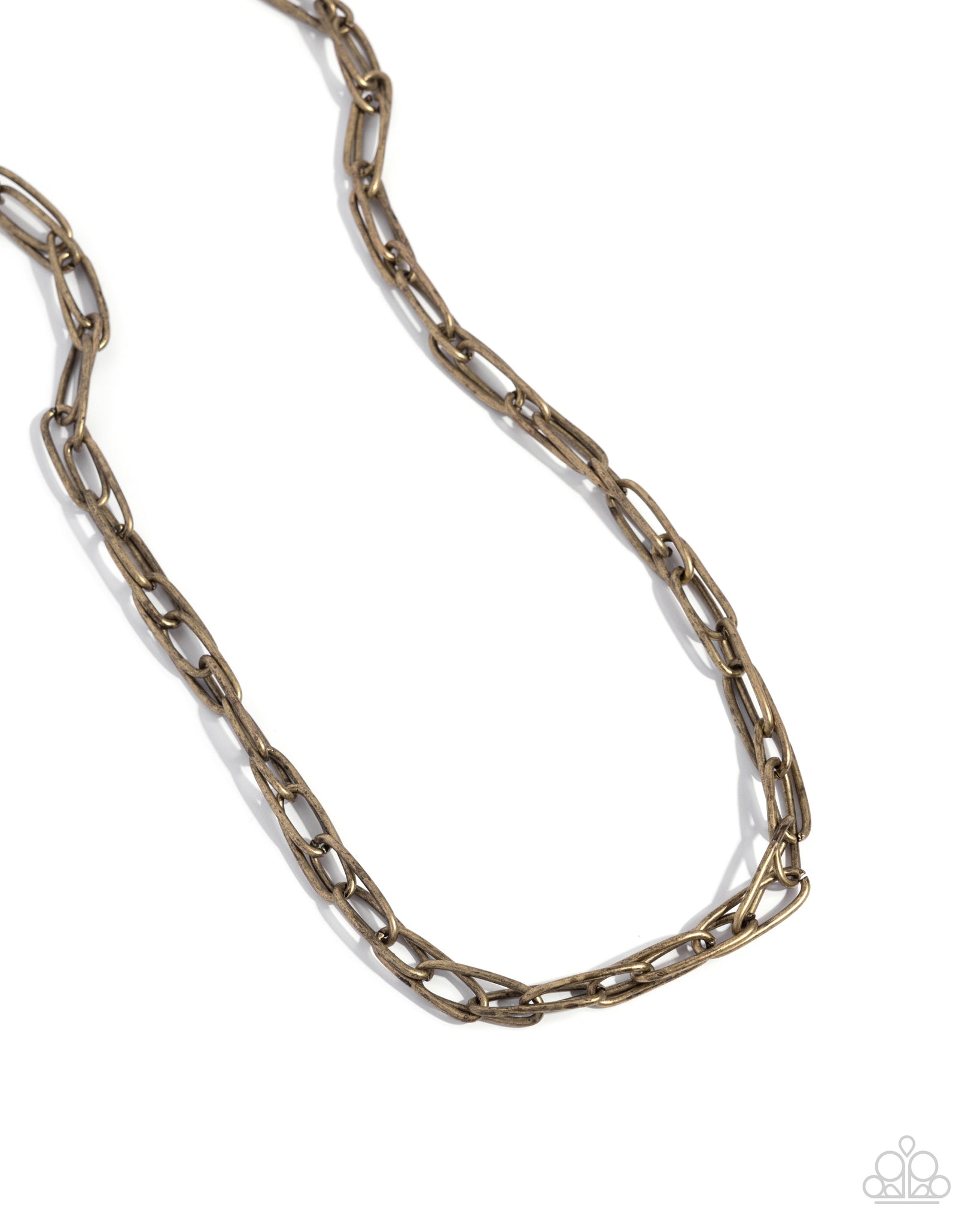 Paparazzi Paperclip Power - Brass Necklace