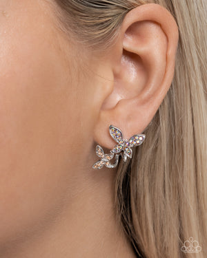 Paparazzi Adorably Aerial - Orange Earrings