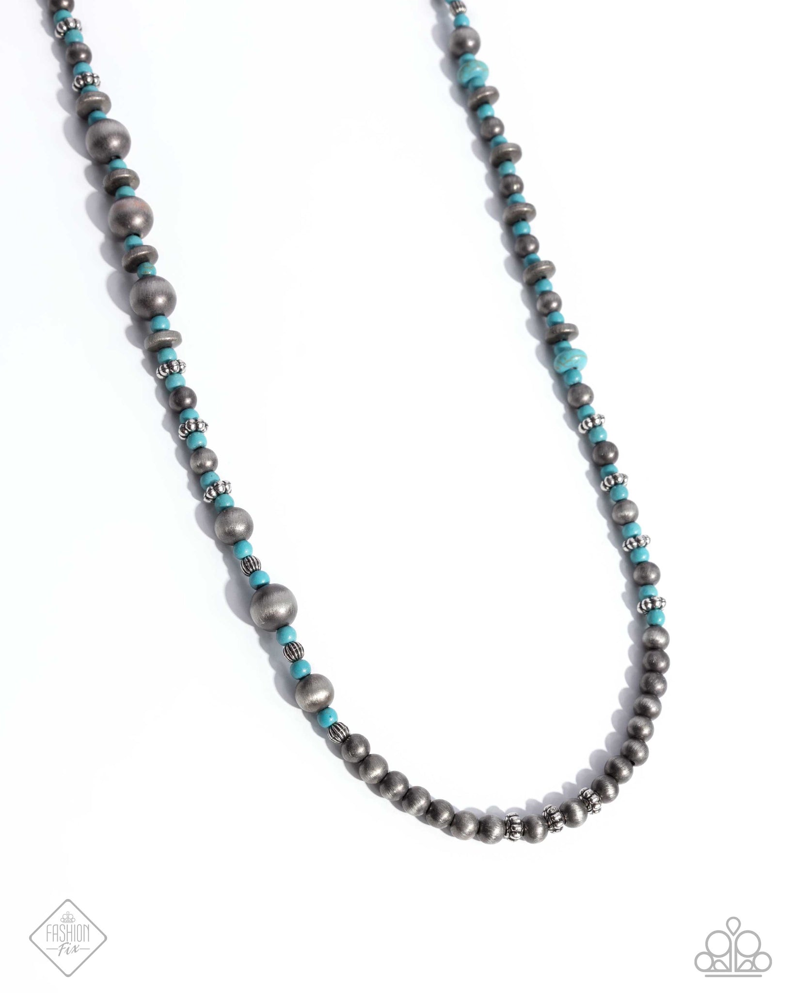 Paparazzi Daring Desert - Blue Necklace