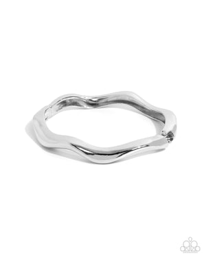 Paparazzi Waving Hello - Silver Bracelet