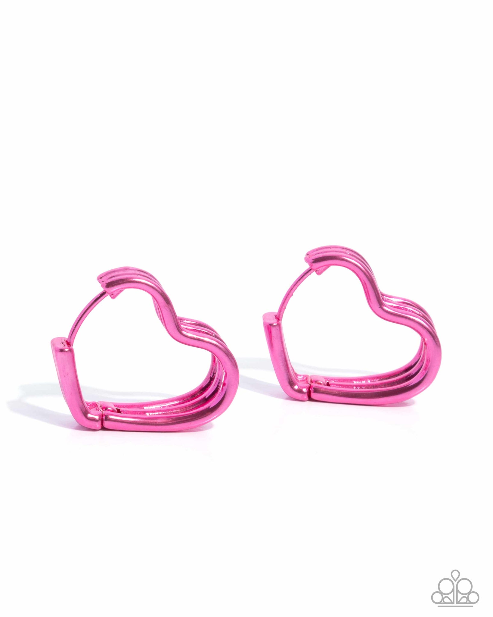 Paparazzi Memorable Love - Pink Earrings