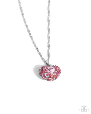 Paparazzi Best Of My Heart - Pink Necklace