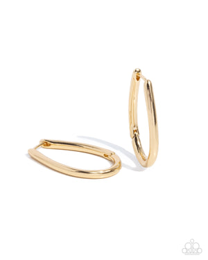 Paparazzi Angelic Avenue - Gold Earrings