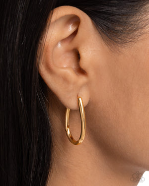 Paparazzi Angelic Avenue - Gold Earrings