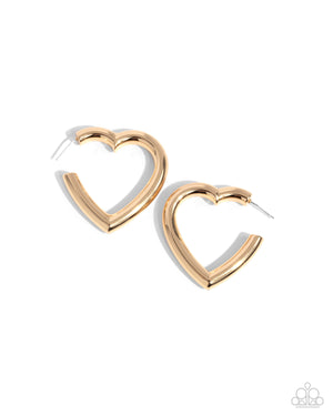 Paparazzi Local Attraction - Gold Earrings
