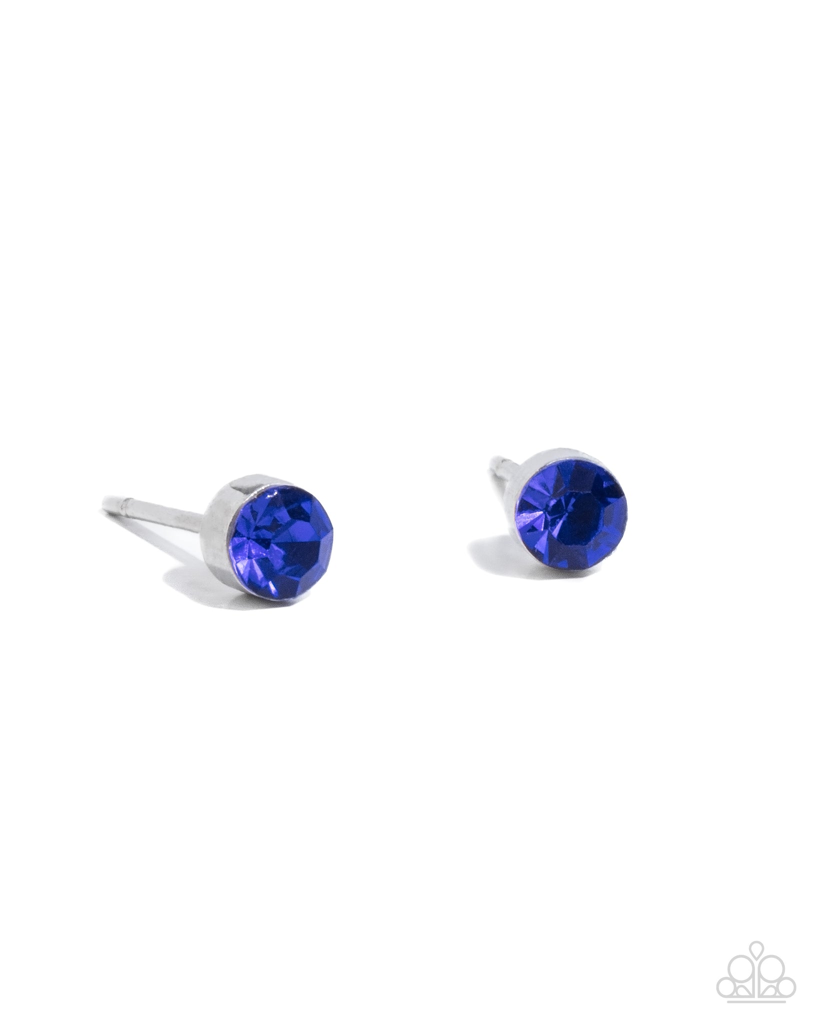 Paparazzi Logical Light - Blue Post Earrings